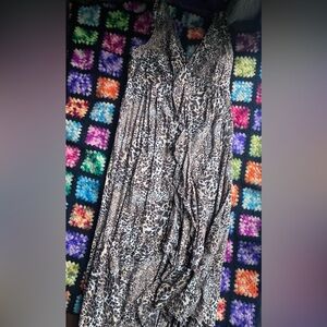 Leopard Print Maxi Dress